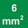 Nominal cross-section 6 mm²