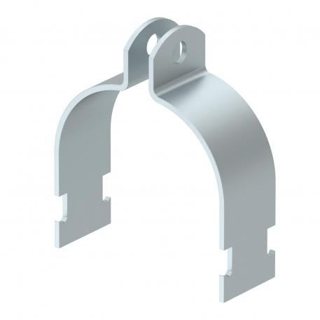 Pipe clamp, two-part OL, PG