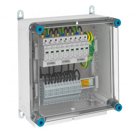 PV system solution, type 2, for inverter with 3 MPP trackers, 1,000 V DC 