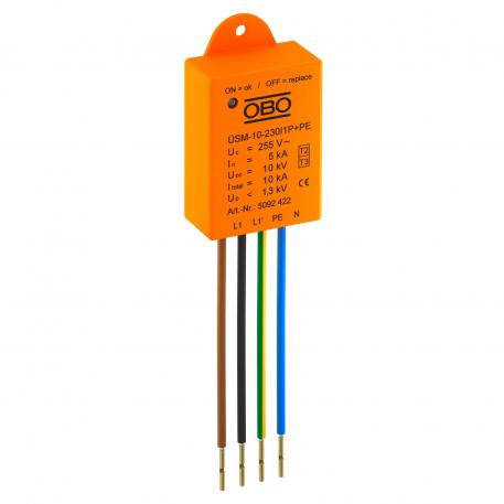 Surge protection module ÜSM-10-230l1P+PE