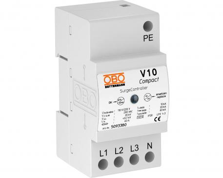 Surge arrester V10 Compact 255 V 3+N/PE | 255 | IP20