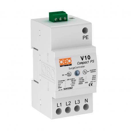 Surge arrester V10 Compact with remote signalling 255 V