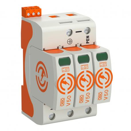 Combination arrester V50 with remote signalling, 150 V