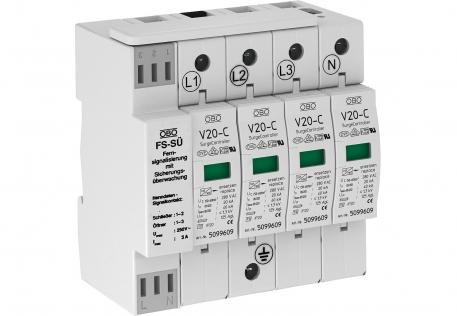 Surge arrester with fuse monitoring, 280 V