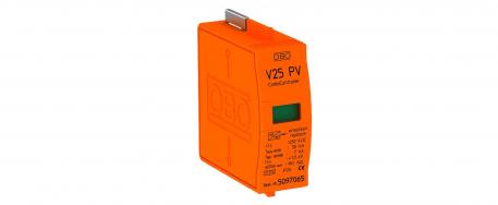 PV CombiController V25, plug-in arrester, type 1+2