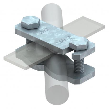 Diagonal clamp for flat conductors and round conductors FT Rd 6-22/ max. FL50