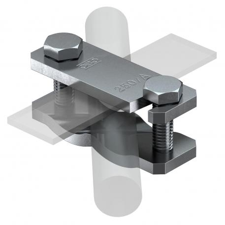 Diagonal clamp for flat conductors and round conductors FT Rd 6-22/ max. FL50