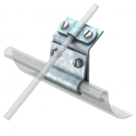 Gutter clamp for bead thickness 15−22 mm FT Rd 8-10 | 22 | 15