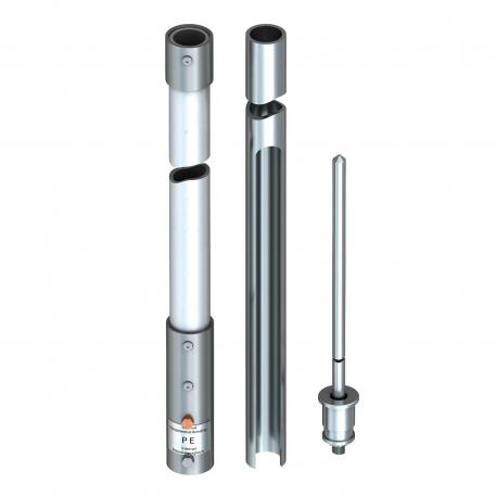 Insulated air-termination rod for inner-routed isCon® conductor with side exit 10000 | 