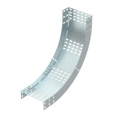  90° vertical bend, rising PT76 FT 228 | Steel | Hot-dip galvanised