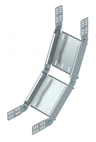 90° adjustable bend, vertical 60 FS 200 | Steel | Strip galvanized